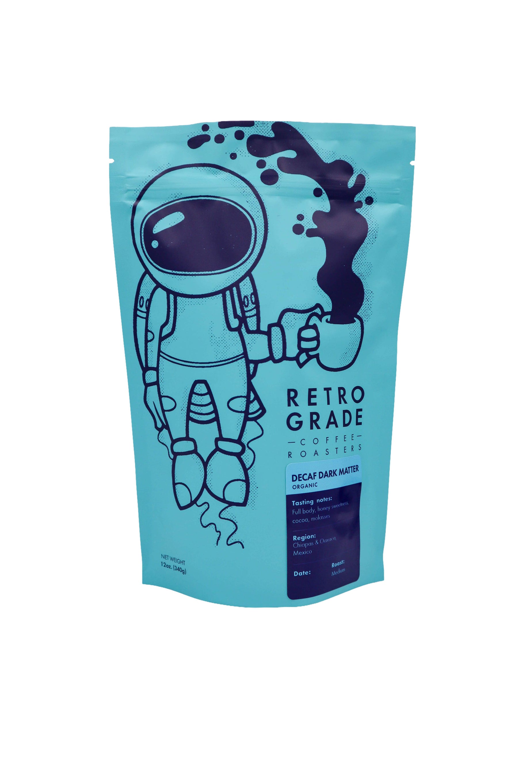 Organic Decaf Dark Matter Colombia- Water Processed, RFA certified