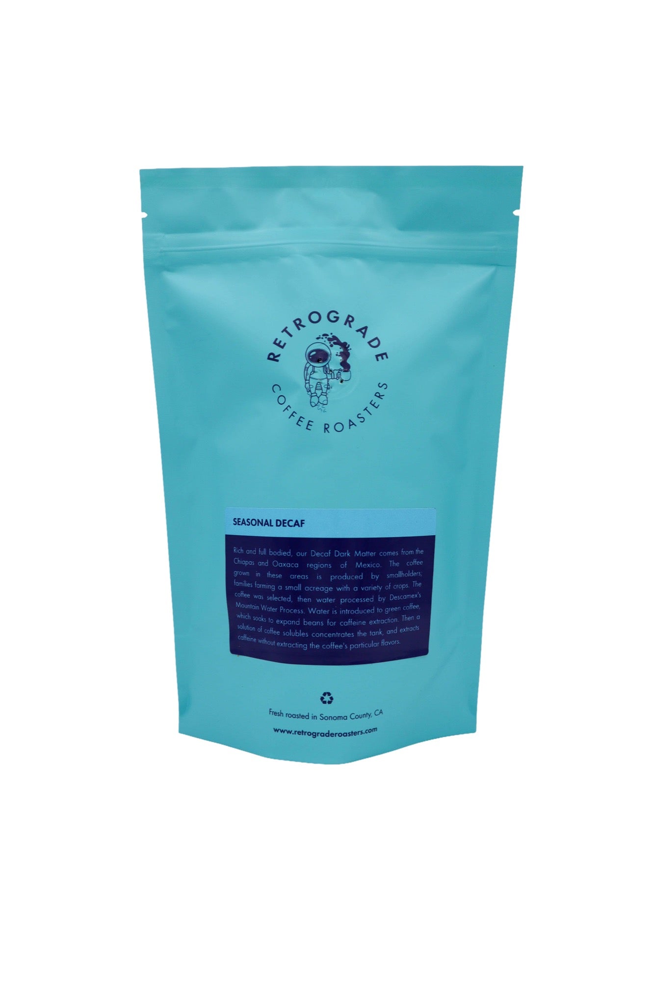 Organic Decaf Dark Matter Colombia- Water Processed, RFA certified